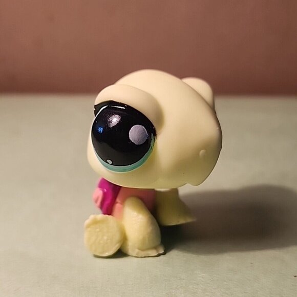 LPS 1597 Turtle Pink Shell Scenery 2008 Hasbro Littlest Pet Shop - Picture 1 of 6